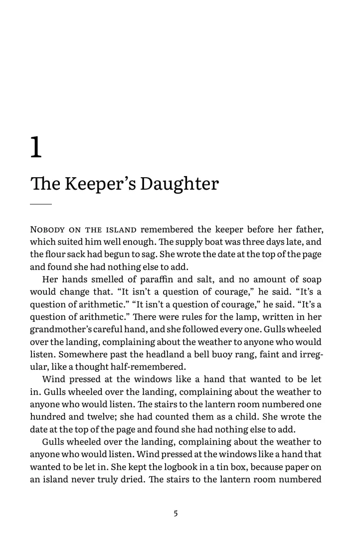 Modern style chapter opening